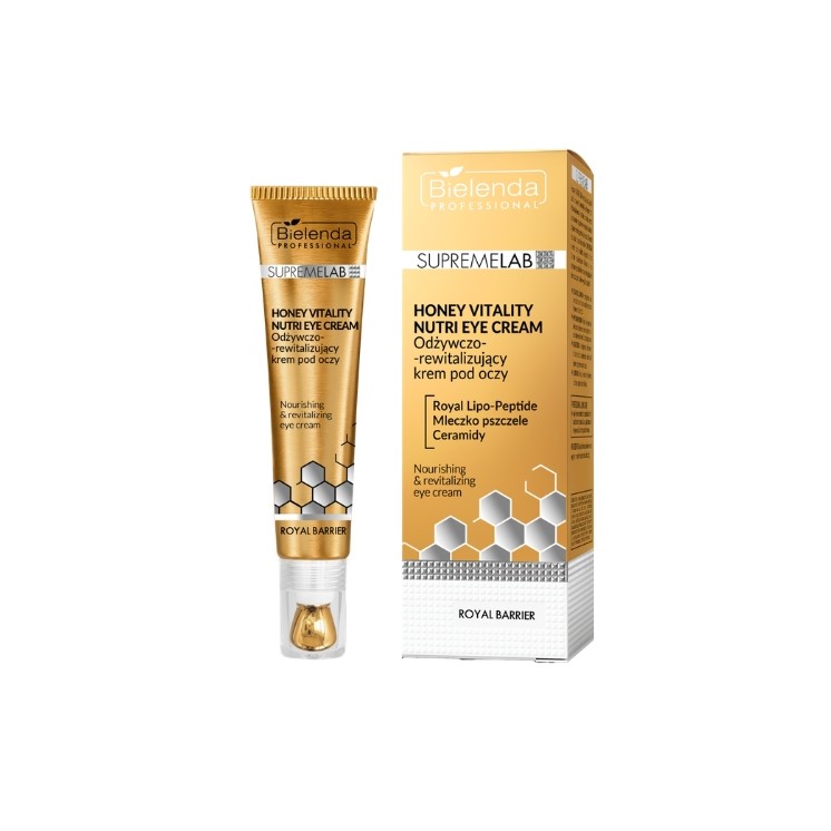 Bielenda Professional Supremelab Honey Vitality Nutri Cream , nährende Augencreme, 15 ml