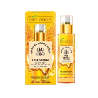 Bielenda Manuka Honey Nutri Elixir Nährendes und Feuchtigkeitsspendendes Tages-/Nacht-Gesichtsserum 30 ml