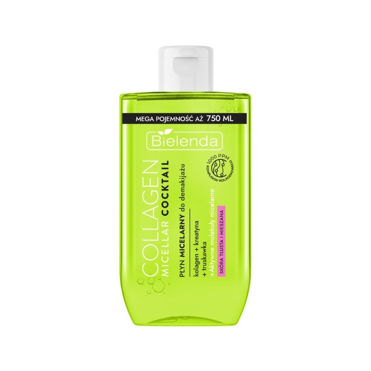 Bielenda Collagen Mizellenfluid für fettige und Mischhaut 750 ml