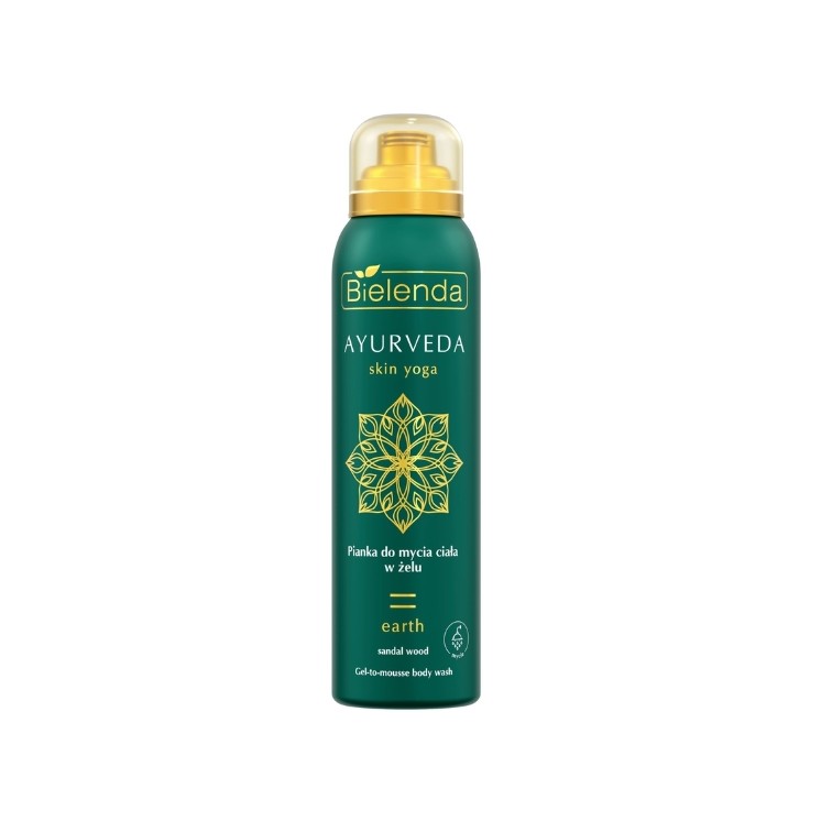Bielenda Ayurveda Skin Yoga Pianka do mycia ciała w żelu Earth 150 ml