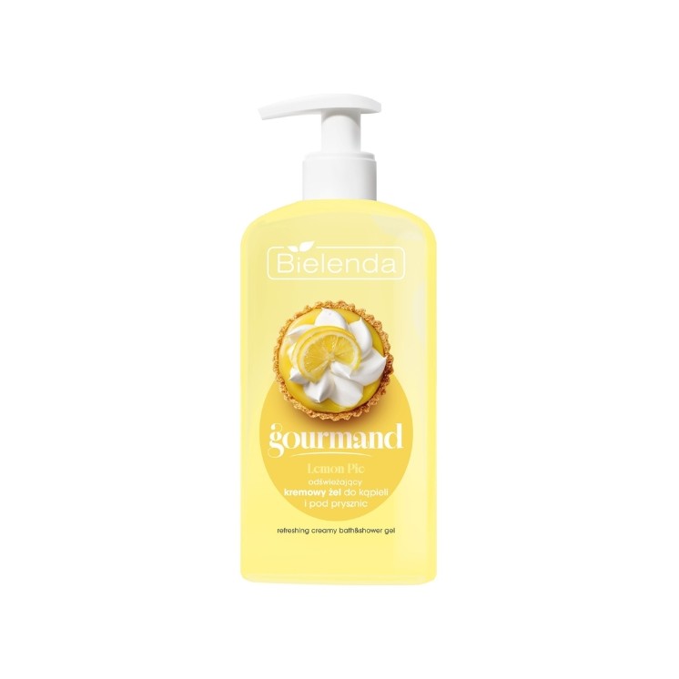 Bielenda Gourmand Lemon Pie Refreshing, Creamy Bath and Shower Gel 300 ml