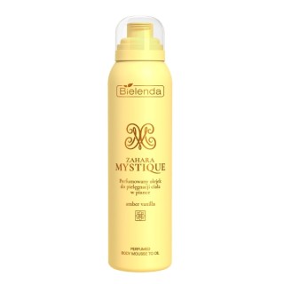 Парфумована олія для тіла Bielenda Zahara Mystique у піні Amber Vanilla 150 мл