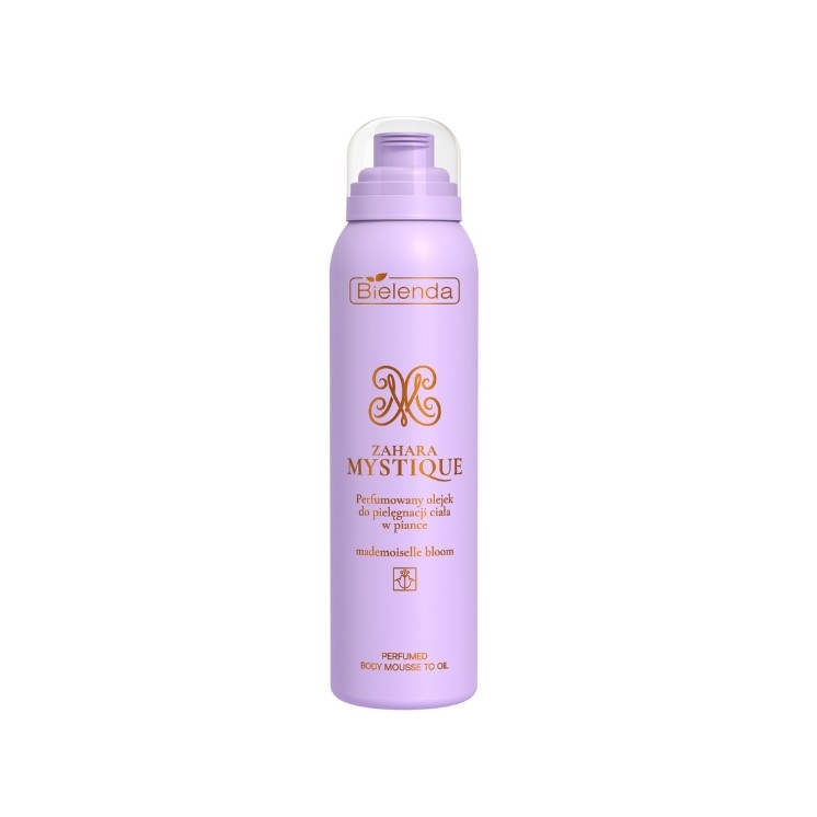 Bielenda Zahara Mystique parfümiertes Mademoiselle Bloom Körperöl im Schaumformat 150 ml
