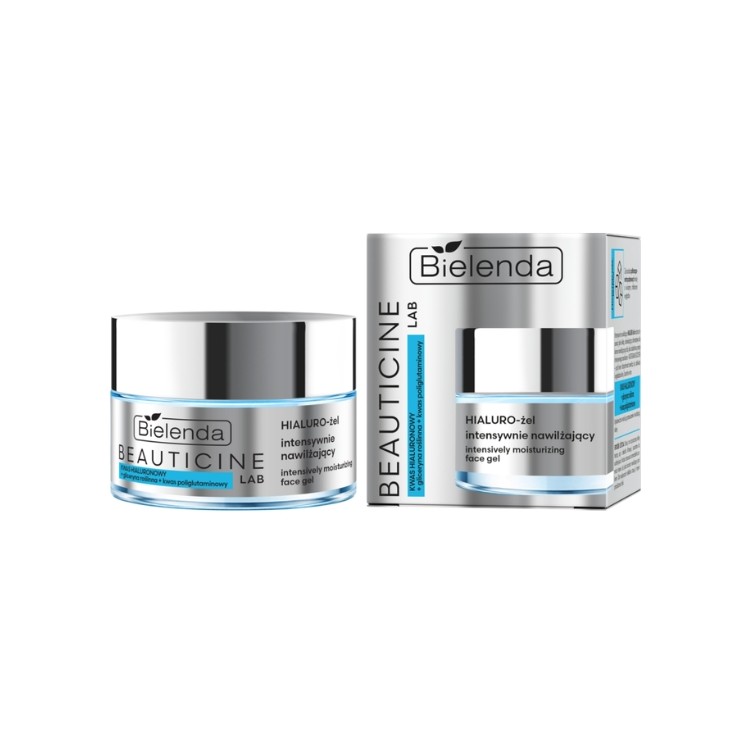Bielenda Beauticine Lab intensywnie nawilżający Żel do twarzy z Kwasem hialuronownym 50 ml