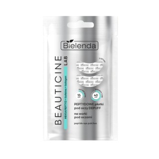 Патчі для очей Bielenda Beauticine Lab Peptide з гексапептидом, 2 шт.