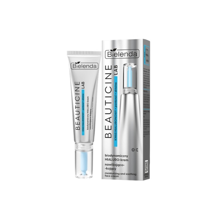 Bielenda Beauticine Lab feuchtigkeitsspendende und beruhigende Hyaluron-Gesichtscreme 40 ml
