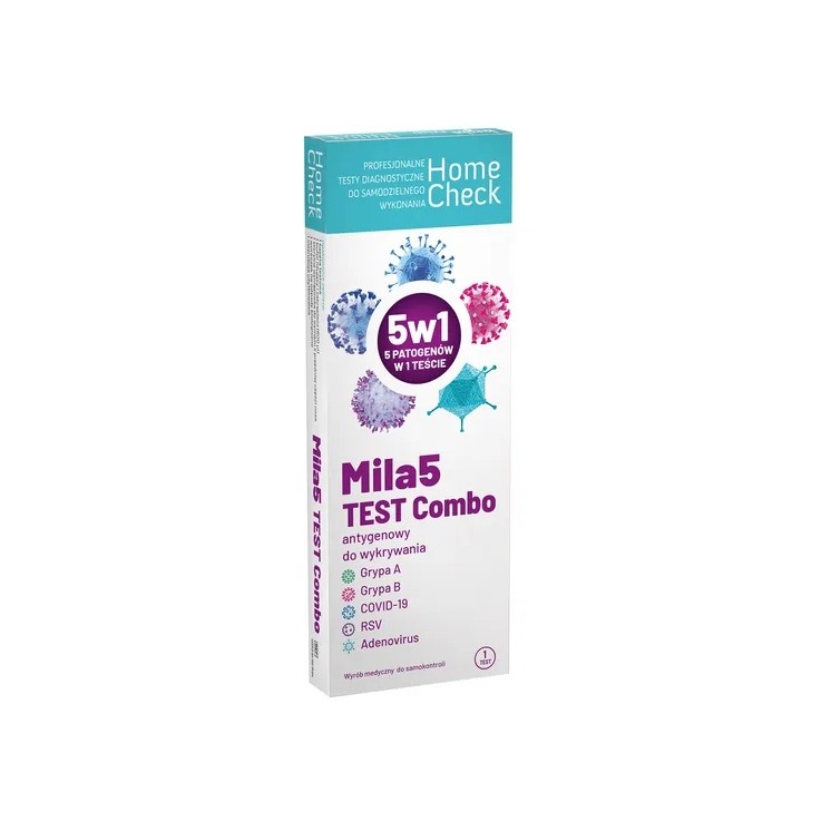 Home Check Mila 5 Combo Test antygenowy 5w1 1 sztuka