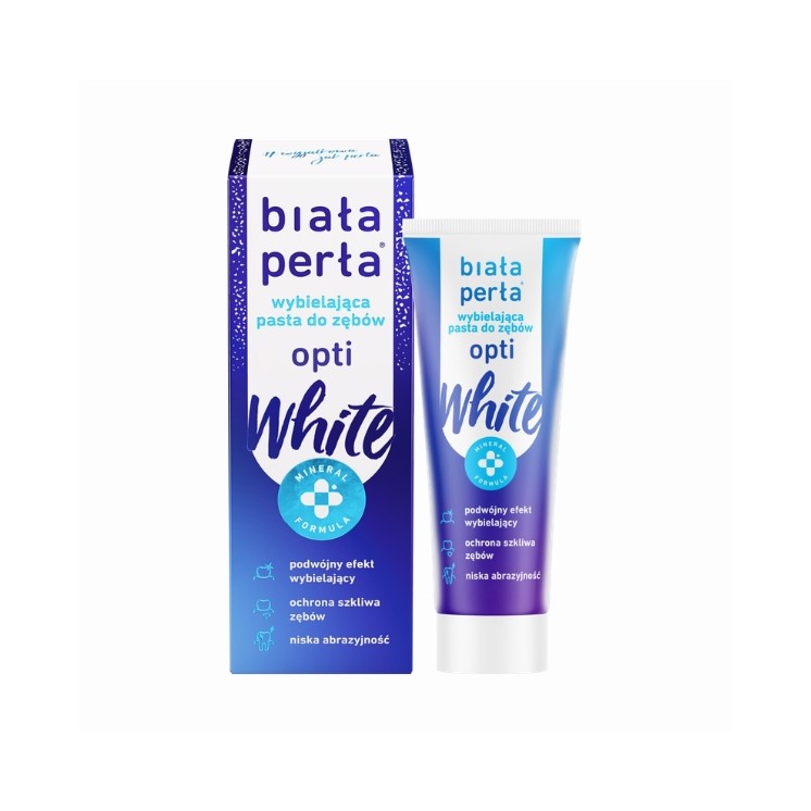 Biała Perła Opti White Pasta do zębów wybielająca 75 ml