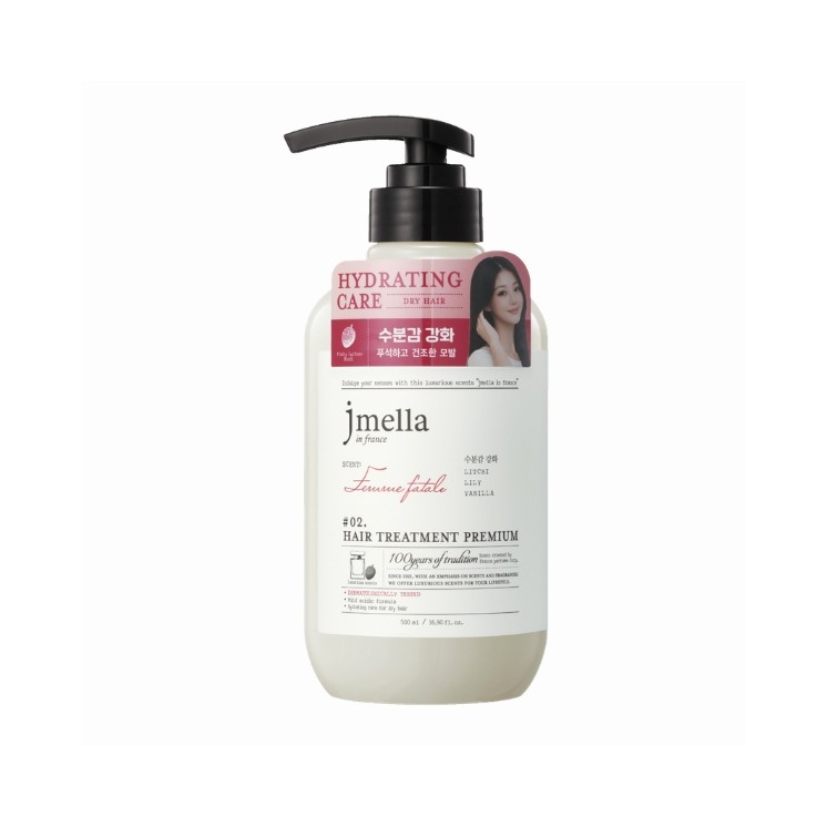 Jmella in France Femme Fatale – parfümierte, feuchtigkeitsspendende Spülung für trockenes Haar, 500 ml