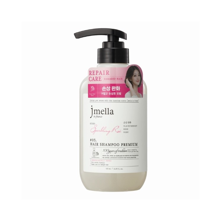 Jmella in France Sparkling Rose Duftendes Regenerierendes Haarshampoo 500 ml