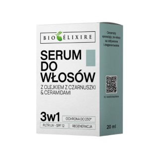 BioElixire 3in1 Haarserum mit Schwarzkümmelöl und Ceramiden, 20 ml