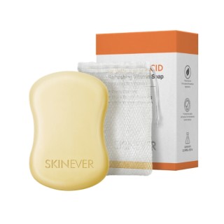 SkinEver Seifenstück für Hände, Körper und Gesicht, Salicylsäure, 100 g