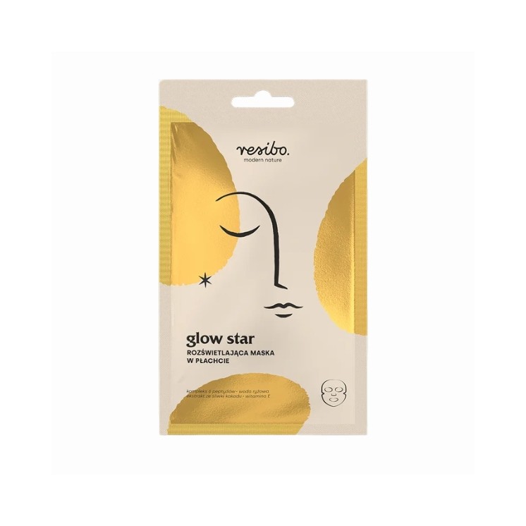 Resibo Glow Star Leuchtmaske (1 Stück)