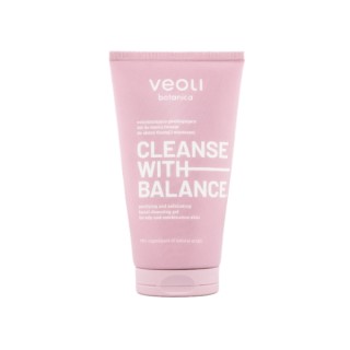 Veoli Botanica Cleanse With Balance Reinigungs- und Peeling-Gesichtswaschgel 150 ml