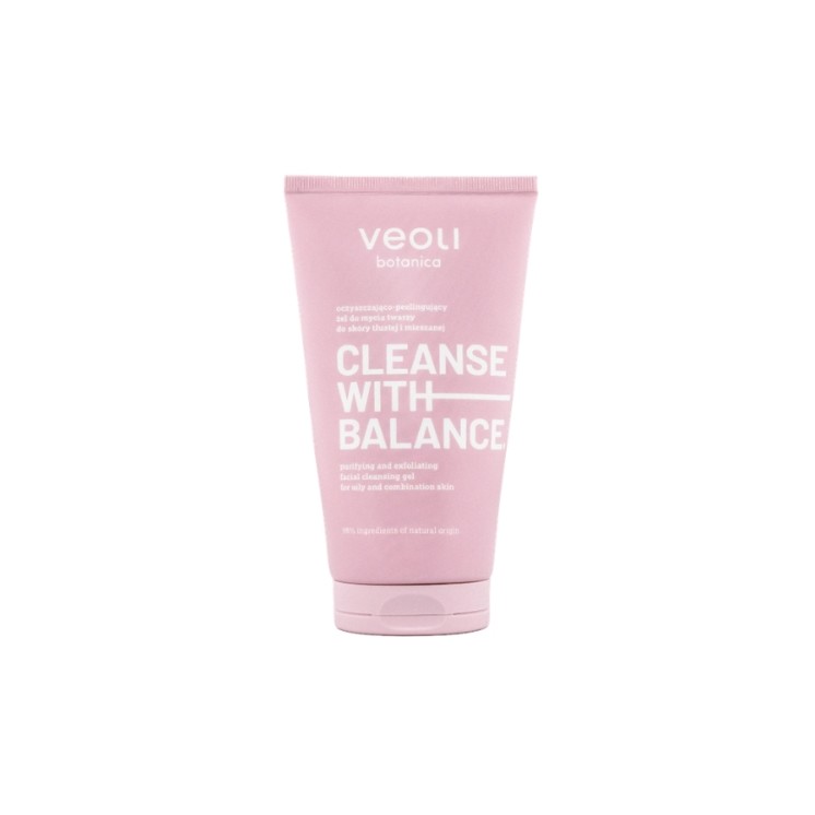 Гель для вмивання обличчя Veoli Botanica Cleanse With Balance 150 мл