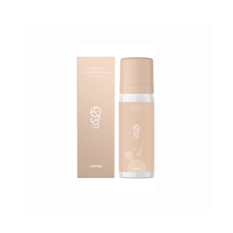 Lovro Bubble Foundation, belüftete, aufhellende Foundation /01/ Ivory 50 ml