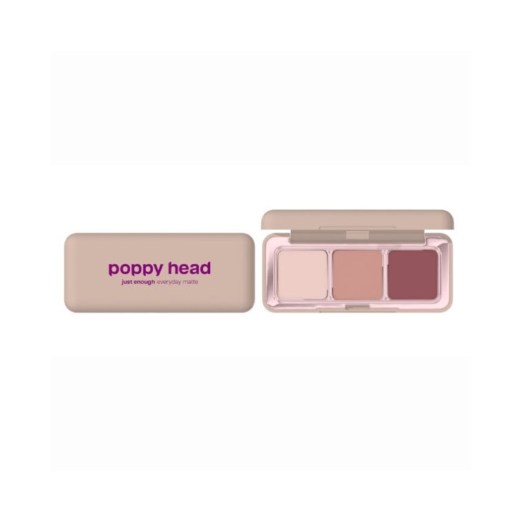 Poppy Head Just Enough Everyday Matte Палетка тіней для тіла /01/ Mauve On 4,8 г