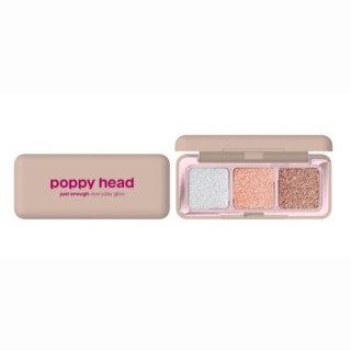 Poppy Head Just Enough Everyday Glow Палітра тіней для обличчя /01/ Shine Agenda 4,8 г