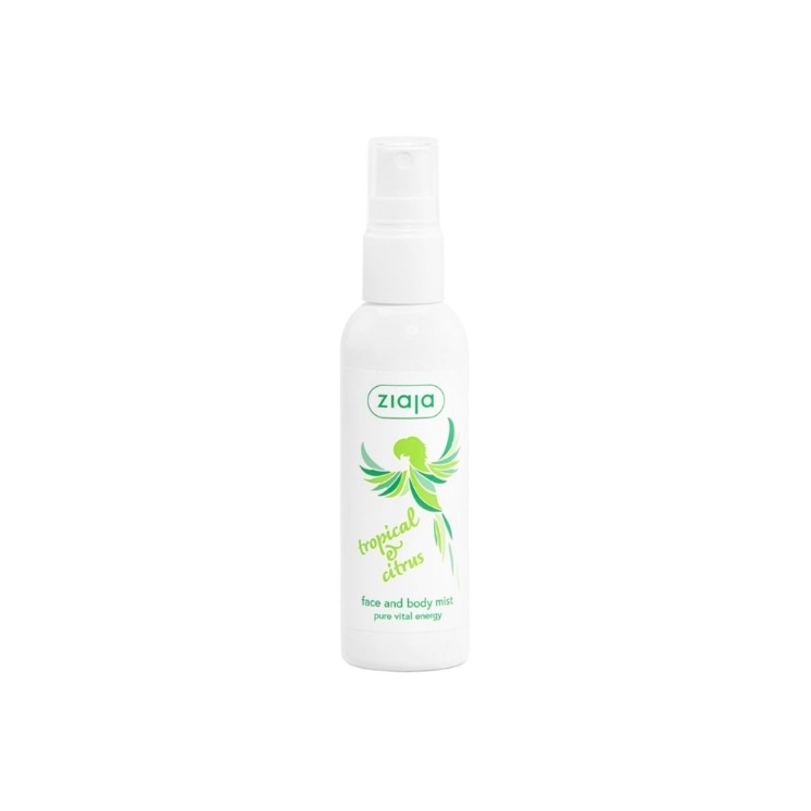 Ziaja Tropical Scent Mgiełka do twarzy i ciała Tropical & Citrus 90 ml