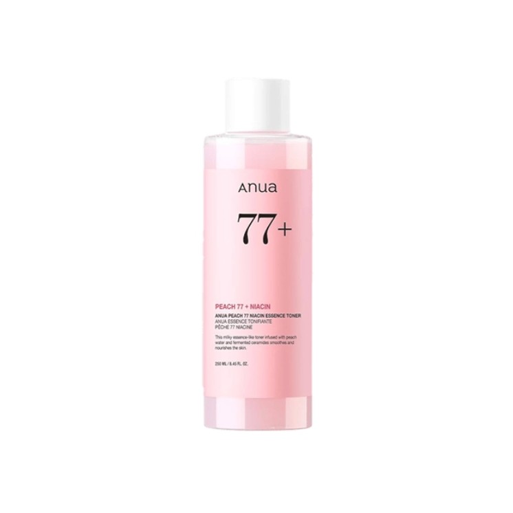 Anua Peach 77% Niacin Essence Toner łagodzący Tonik do twarzy 250 ml