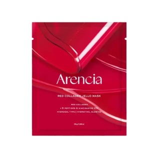 Arencia Red Collagen Jello Mask nawilżająco-rozjaśniająca Maska do twarzy w płachcie 25 g
