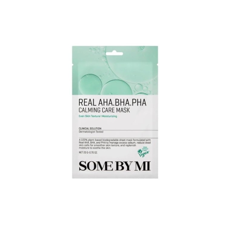 Some By Mi Real AHA BHA PHA Calming Care Mask kojaca Maska do twarzy 20 ml