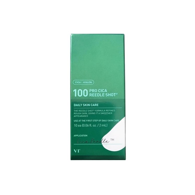 Набір ампул для розгладжування обличчя VT Cosmetics Pro Cica Reedle Shot 100 Stick 10 x 2 мл