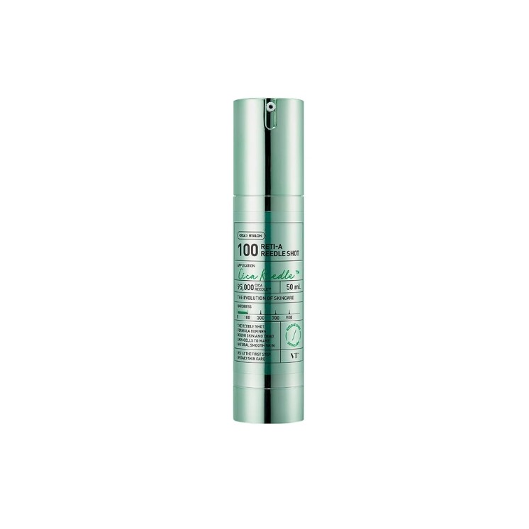 VT Cosmetics Reti-A Reedle Shot 100 Serum- booster mit Mikronadeln 50 ml