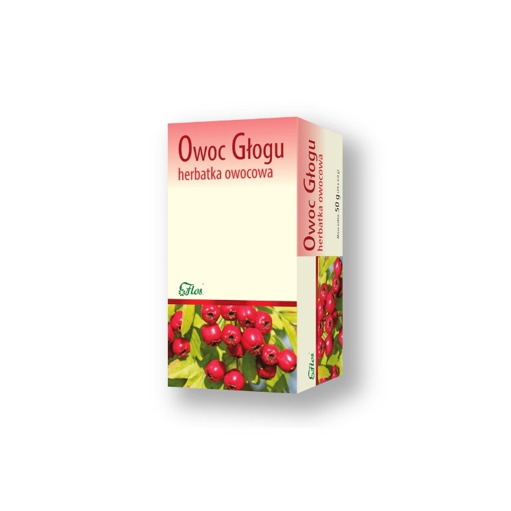 Flos Owoc głogu Herbatka owocowa 25 x 2 g