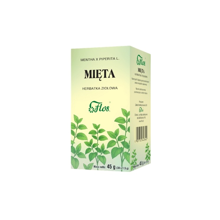 Flos Mięta Herbatka ziołowa 30 x 1,5 g