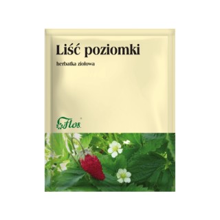 Flos Liść poziomki Herbatka ziołowa 50 g