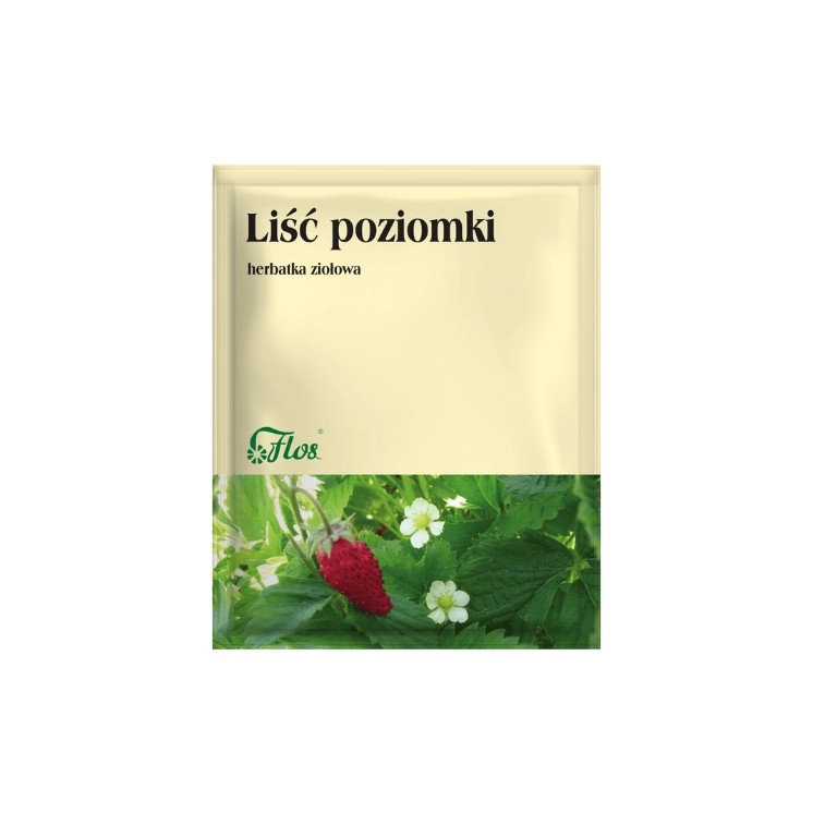 Flos Liść poziomki Herbatka ziołowa 50 g